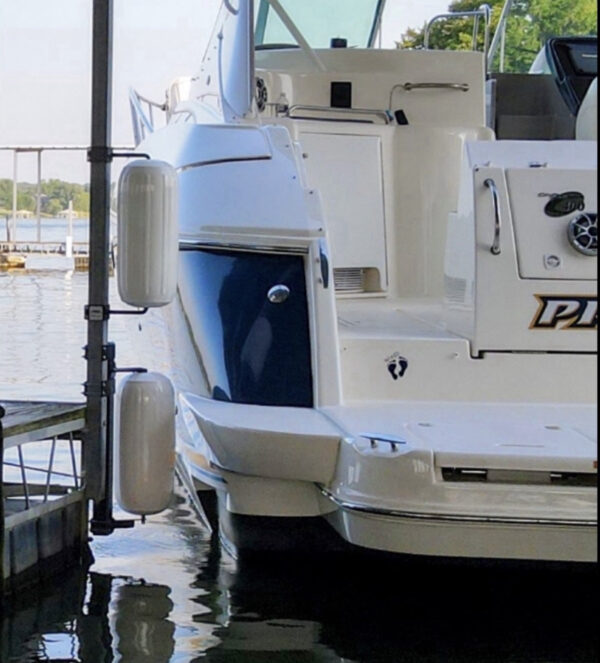 Lower Dock Extension w/soft rotating Polyform Fenders - Image 6