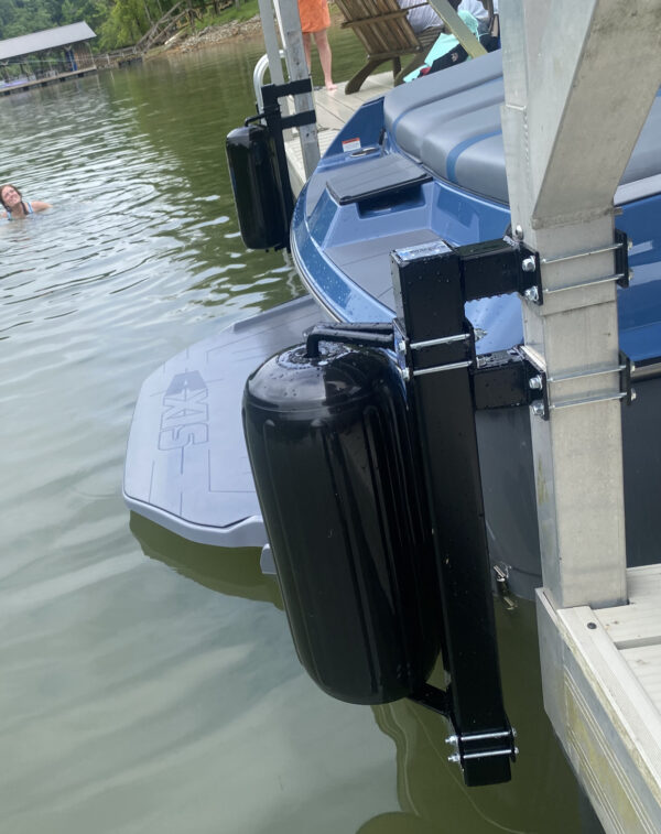 Lower Dock Extension w/soft rotating Polyform Fenders - Image 5