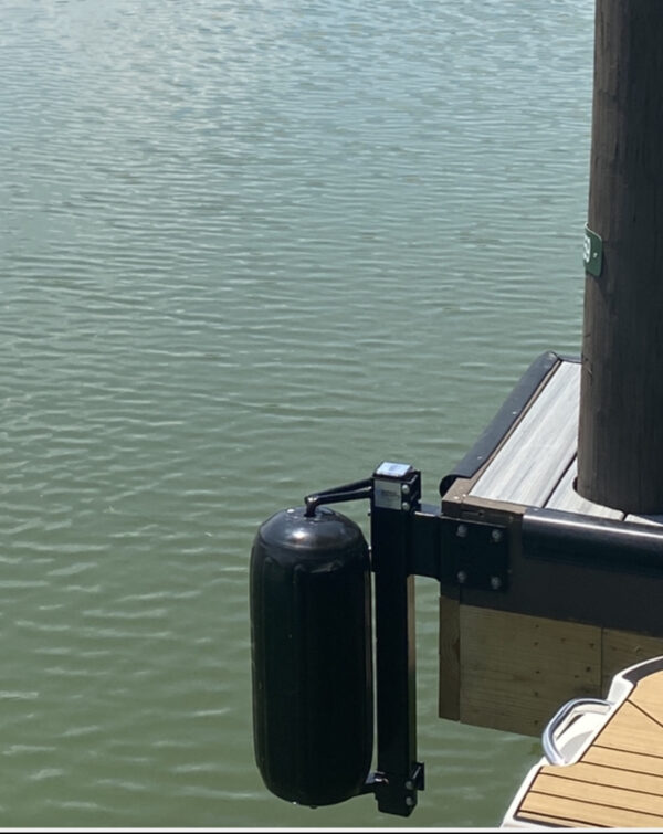 Corner Dock Mount w/soft rotating Polyform Fenders - Image 2