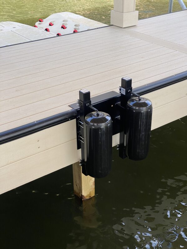Front Dock Mount w/soft rotating Polyform Fenders - Image 10