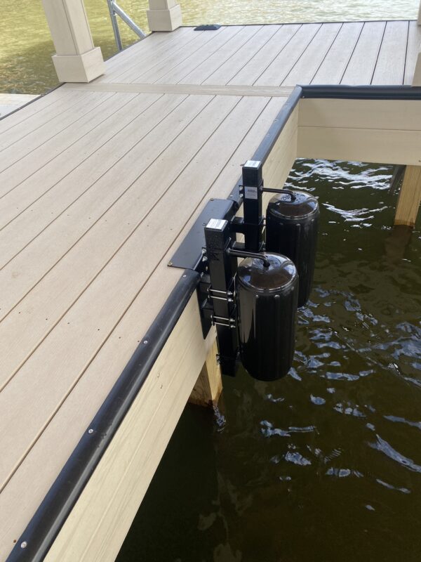 Front Dock Mount w/soft rotating Polyform Fenders - Image 9