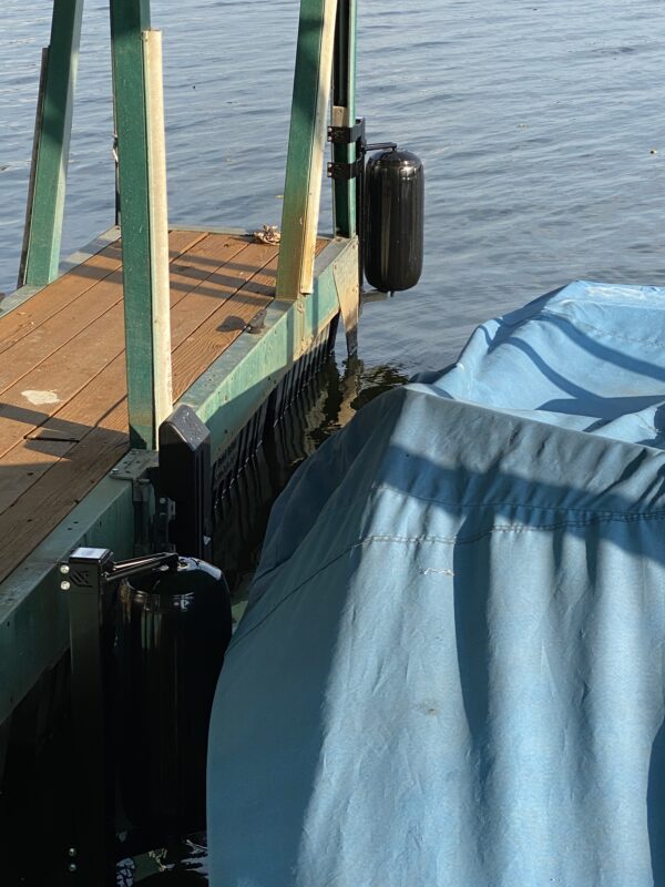 Lower Dock Extension w/soft rotating Polyform Fenders - Image 3