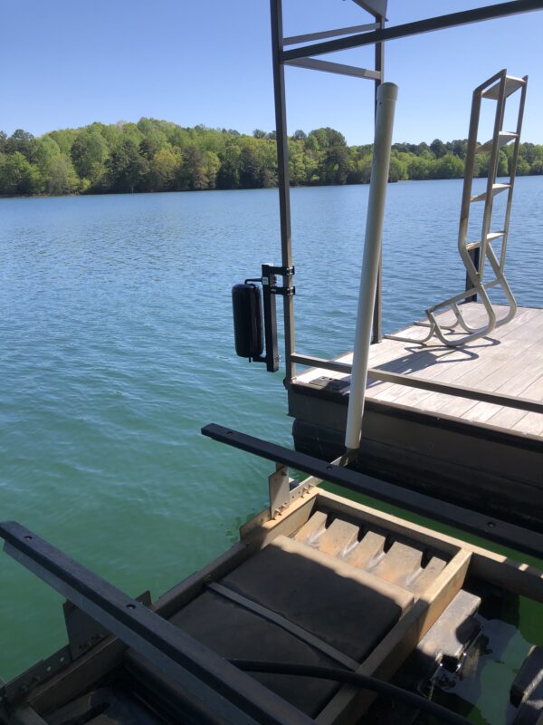 Lower Dock Extension w/soft rotating Polyform Fenders - Image 2