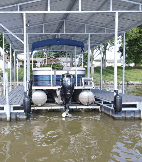 Lower Dock Extension w/soft rotating Polyform Fenders - Image 9