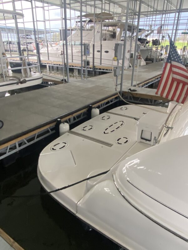Rear Dock Stops w/soft rotating Polyform Fenders - Image 2