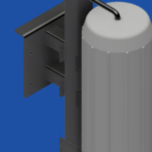 Adjustable Inside/Outside Dock Mount w/Soft Rotating Polyform Fenders