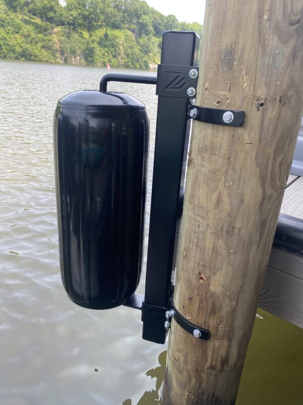 Single Piling Dock Mount w/soft rotating Polyform Fenders - Image 8