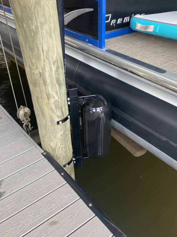 Single Piling Dock Mount w/soft rotating Polyform Fenders - Image 6
