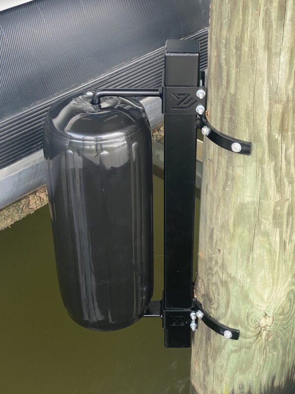 Single Piling Dock Mount w/soft rotating Polyform Fenders - Image 5
