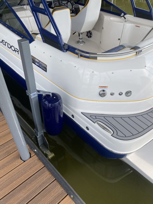 Adjustable Boat Lift Guide Mounts w/Soft Rotating Polyform Fenders - Image 5